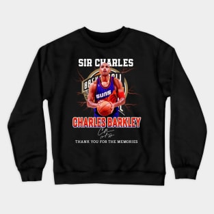 Charles Barkley The Chuck Basketball Legend Signature Vintage Retro 80s 90s Bootleg Rap Style Crewneck Sweatshirt